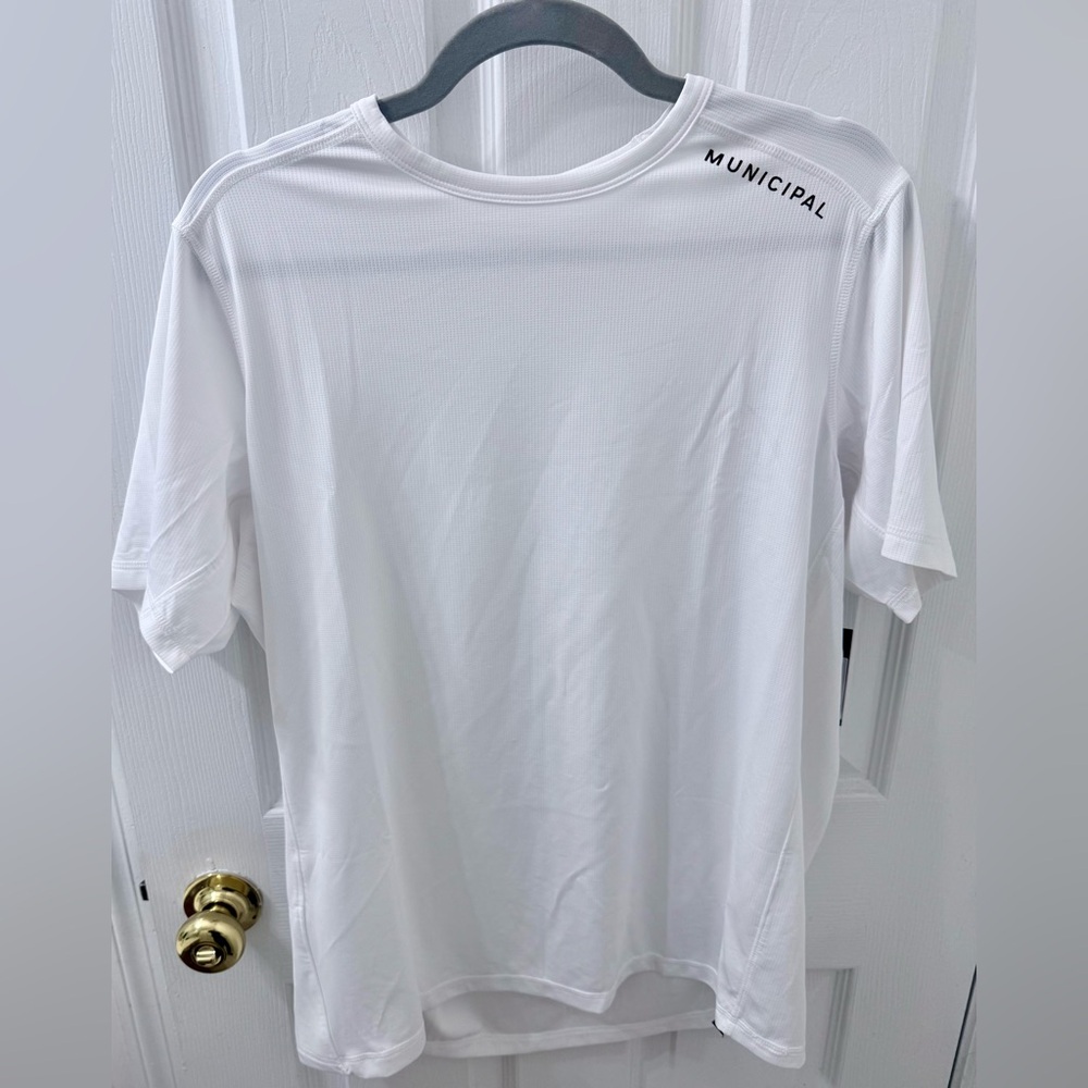Municipal Sport Utility Gear Sportcross Tech Shirt NEW W TAGS ($69) Small, White